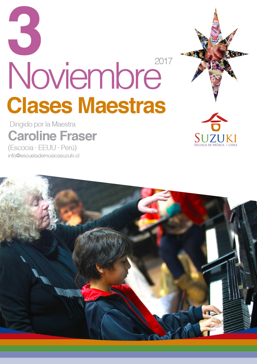 3 de Noviembre 2017 – Clases Maestras con Caroline Fraser